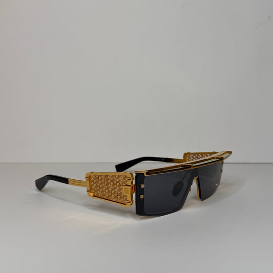 Balmain Soldier Square-Frame Sunglasses