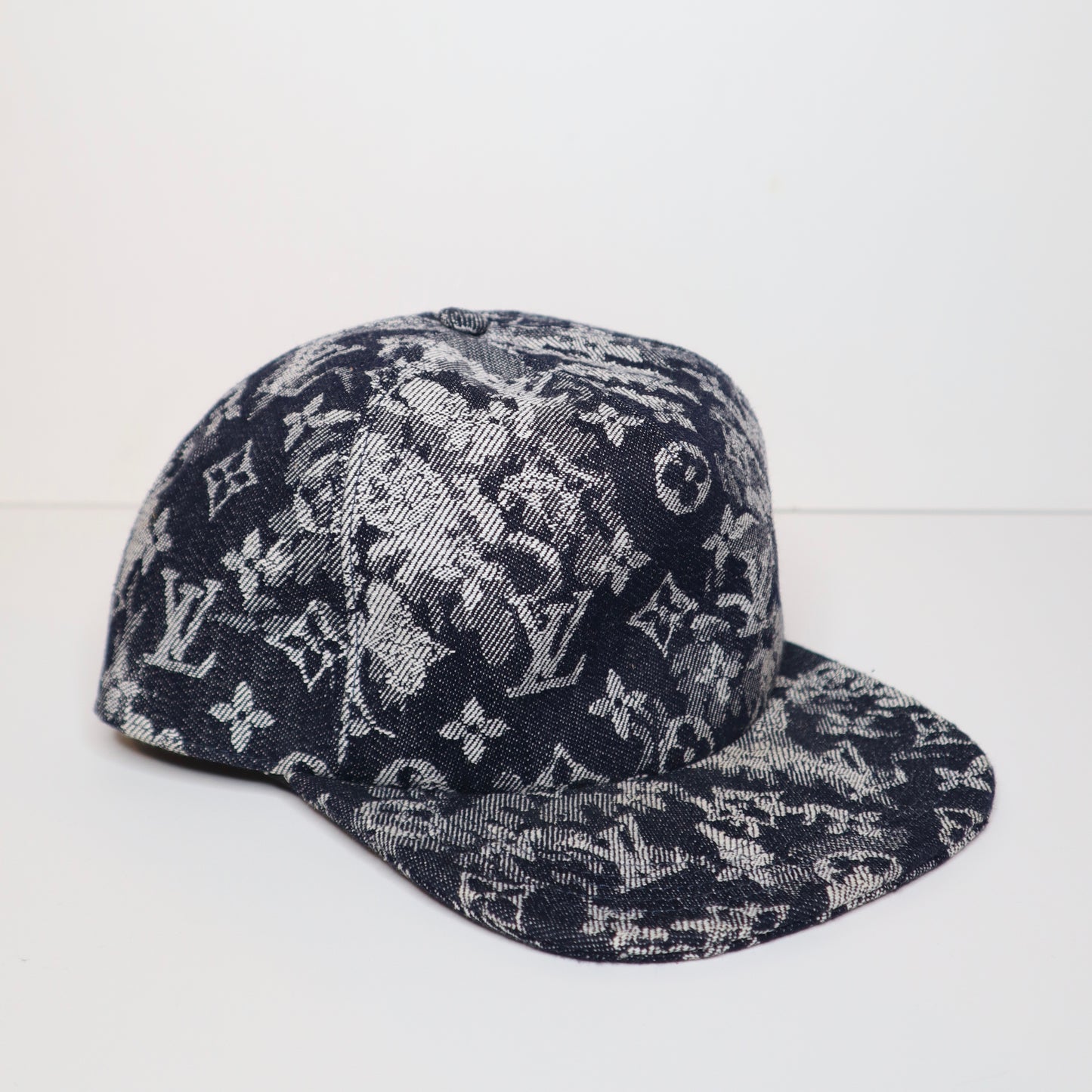 L V Monogram Tapestry Blue Cap