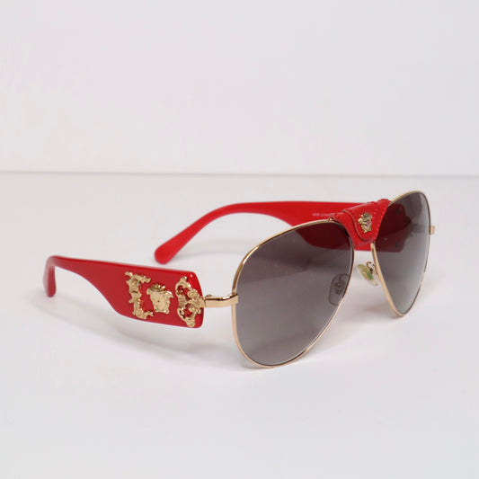 Versace Red Sunglasses