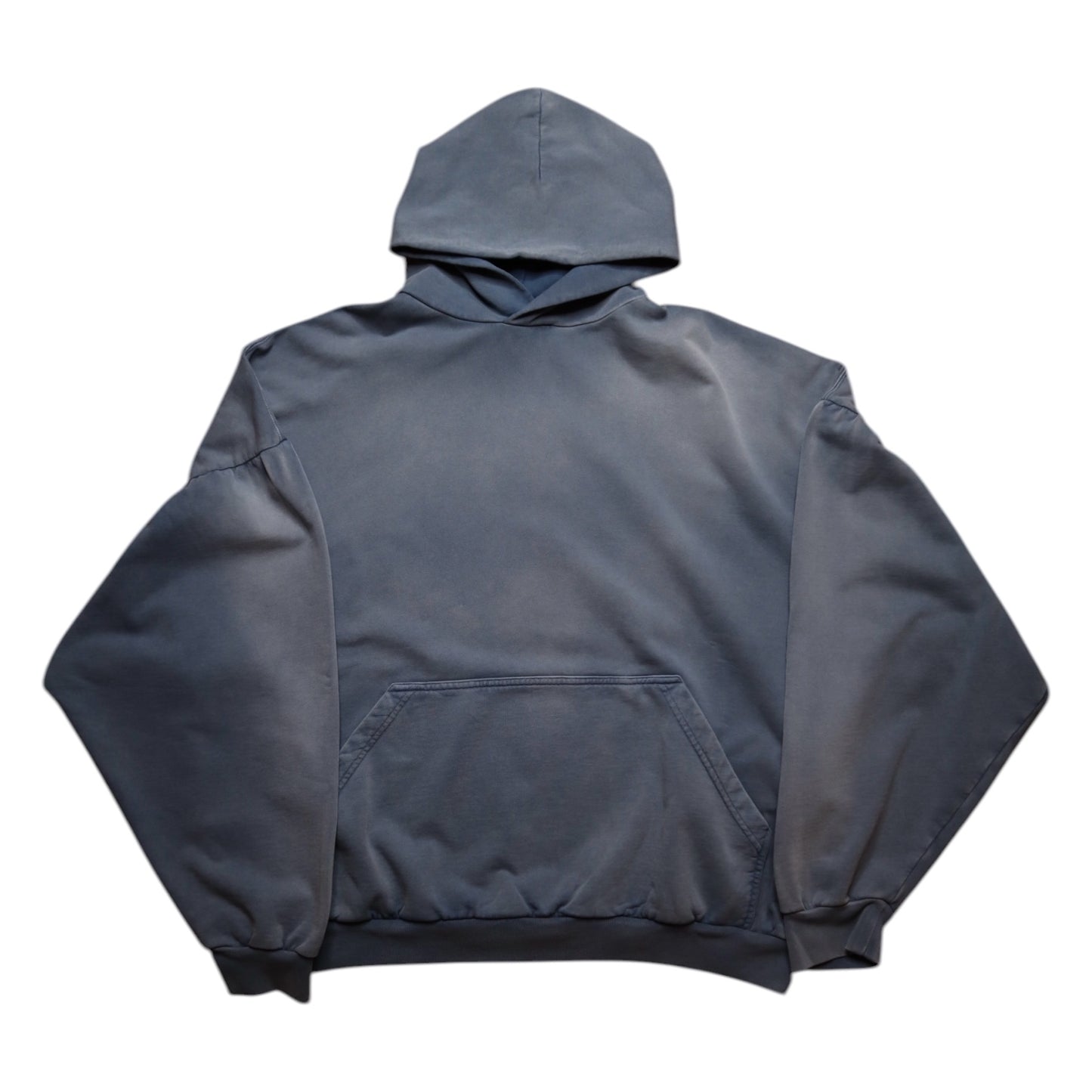 Balenciaga Back Logo Blue Hoodie