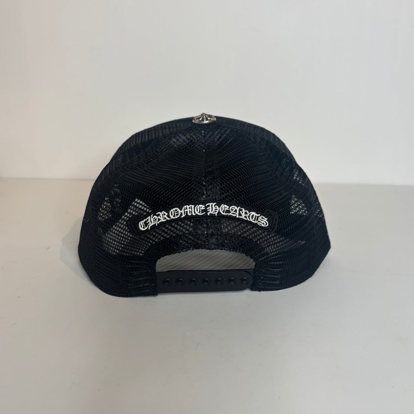 CH "F*CK" Leather Patch Trucker Hat