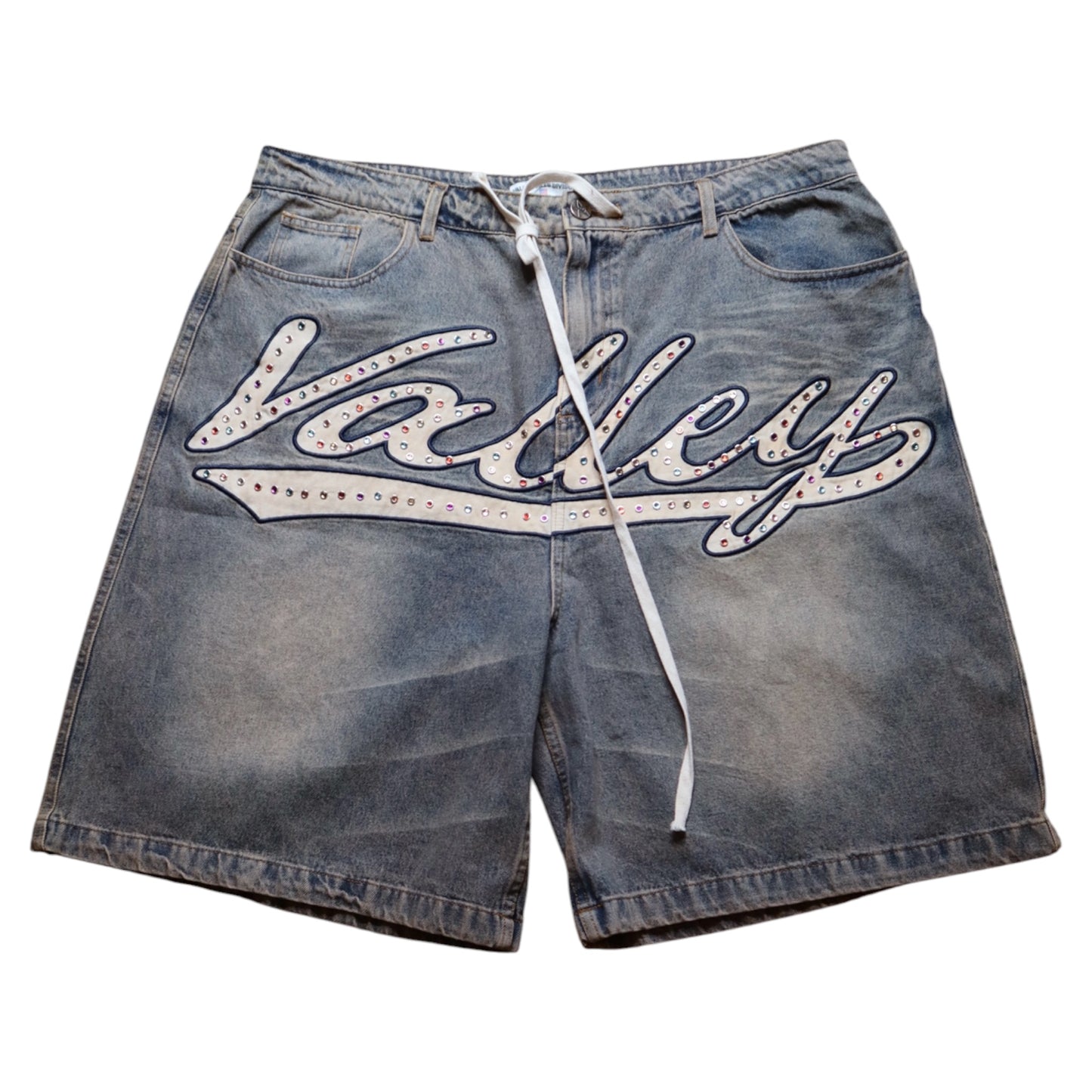 Vale Light Wash Jean Shorts