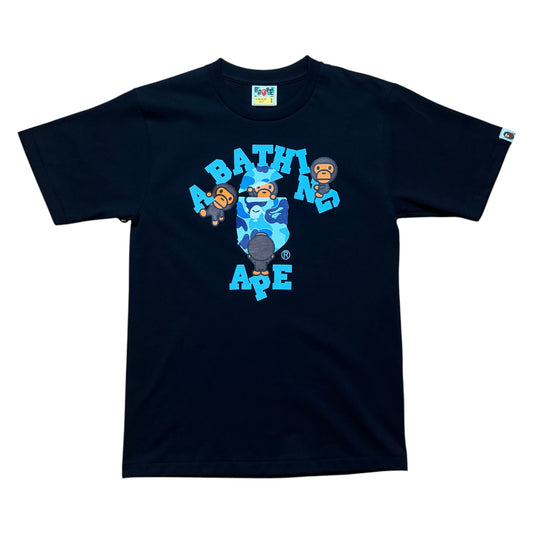 Bape ABC Camo Blue Milo Tee