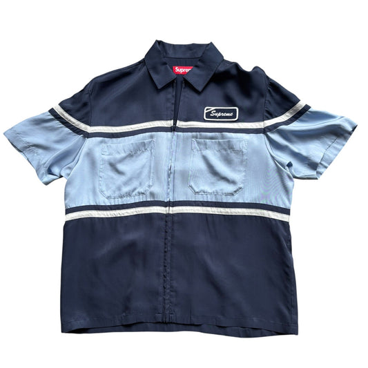 Supreme Silk Zip Up Tee