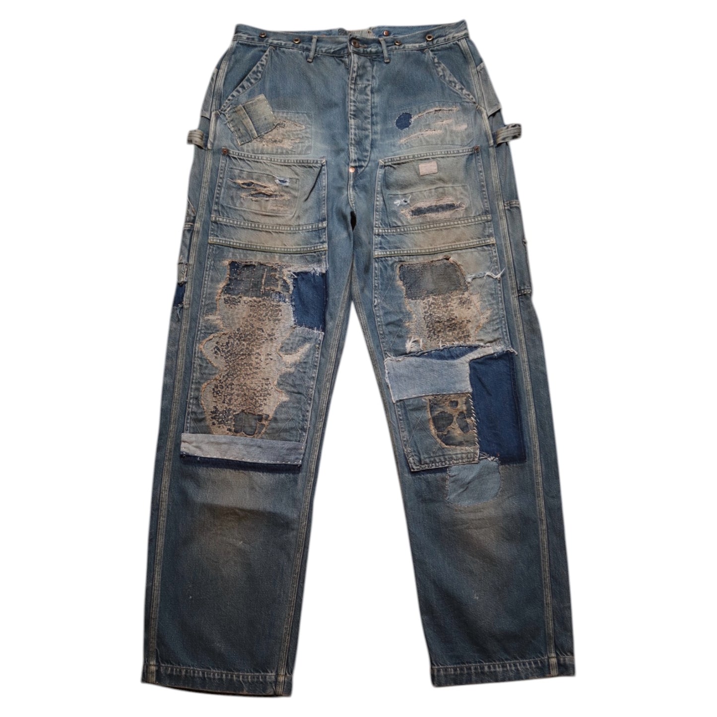 Kapital Distressed Denim Pants Osaka Exclusive