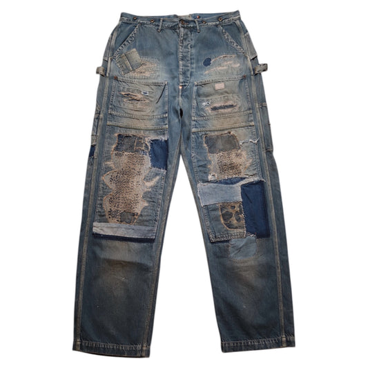 Kapital Distressed Denim Pants Osaka Exclusive