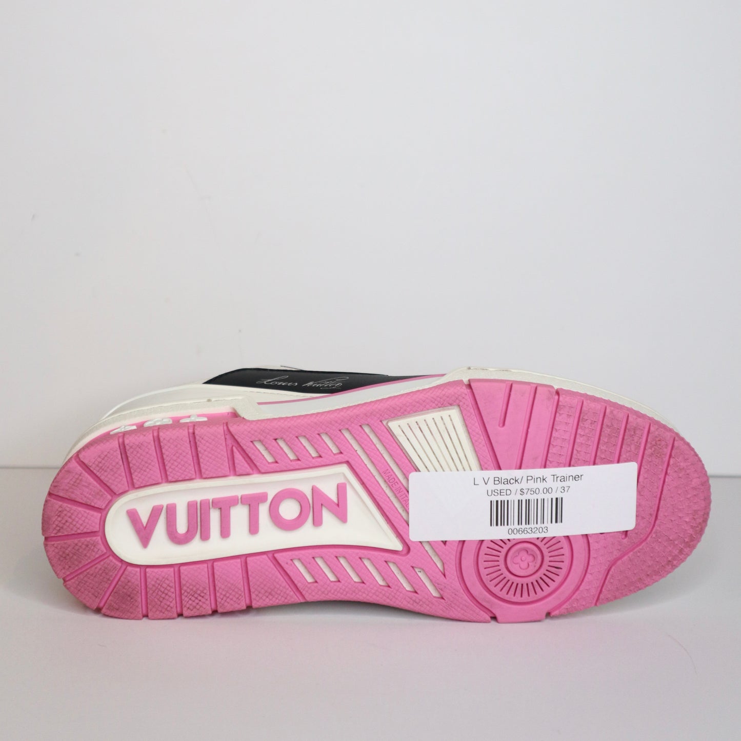 L V Black/ Pink Trainer