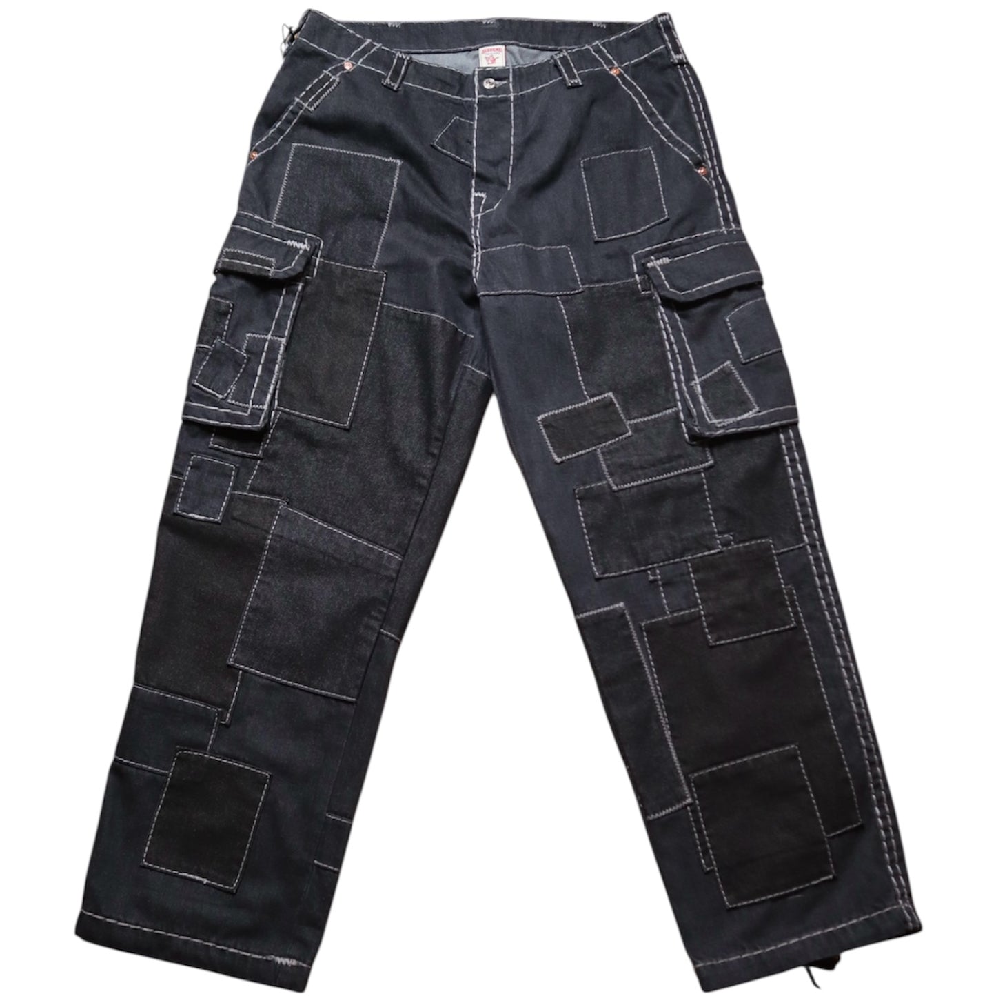 Supreme X True Religion Patchwork Black Cargo Pant