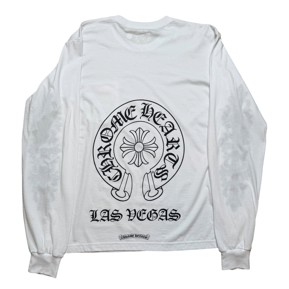 CH Horseshoe Floral Vegas White LS