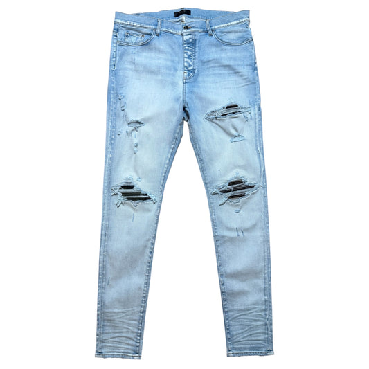 Amiri MX1 Camo Jean Light Indigo