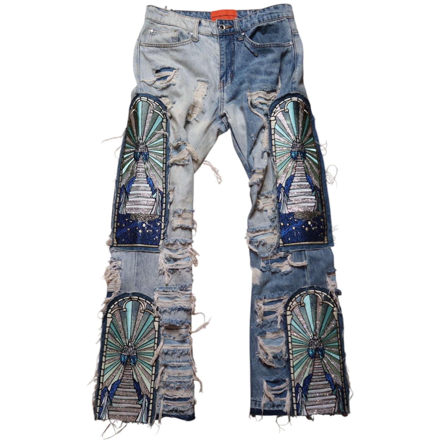 Who Decides War Final Destination Patch Crystal Denim