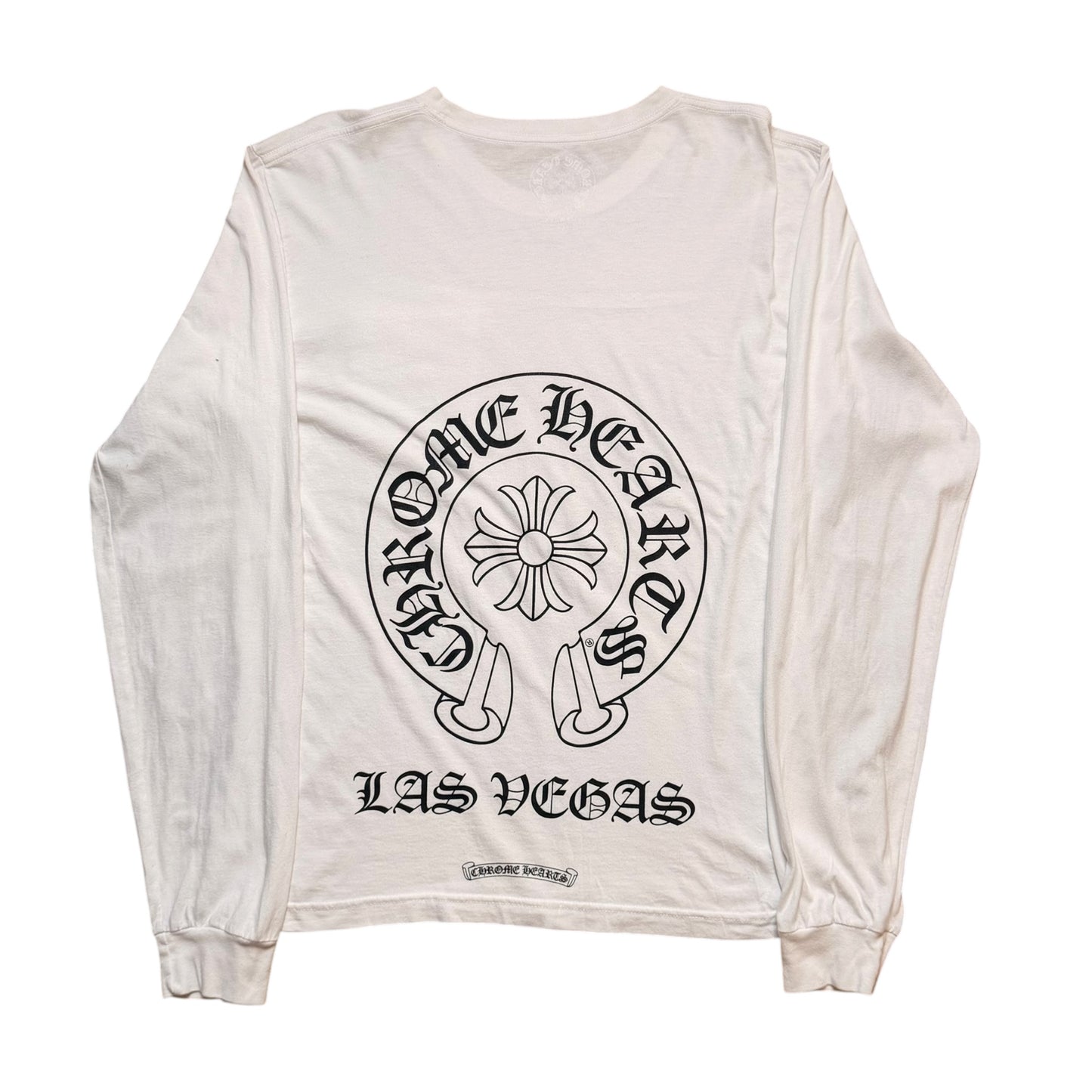 CH Floral LS Tee White