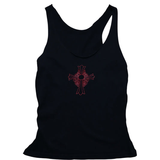 CH Vintage Red Hairy Cross Tank