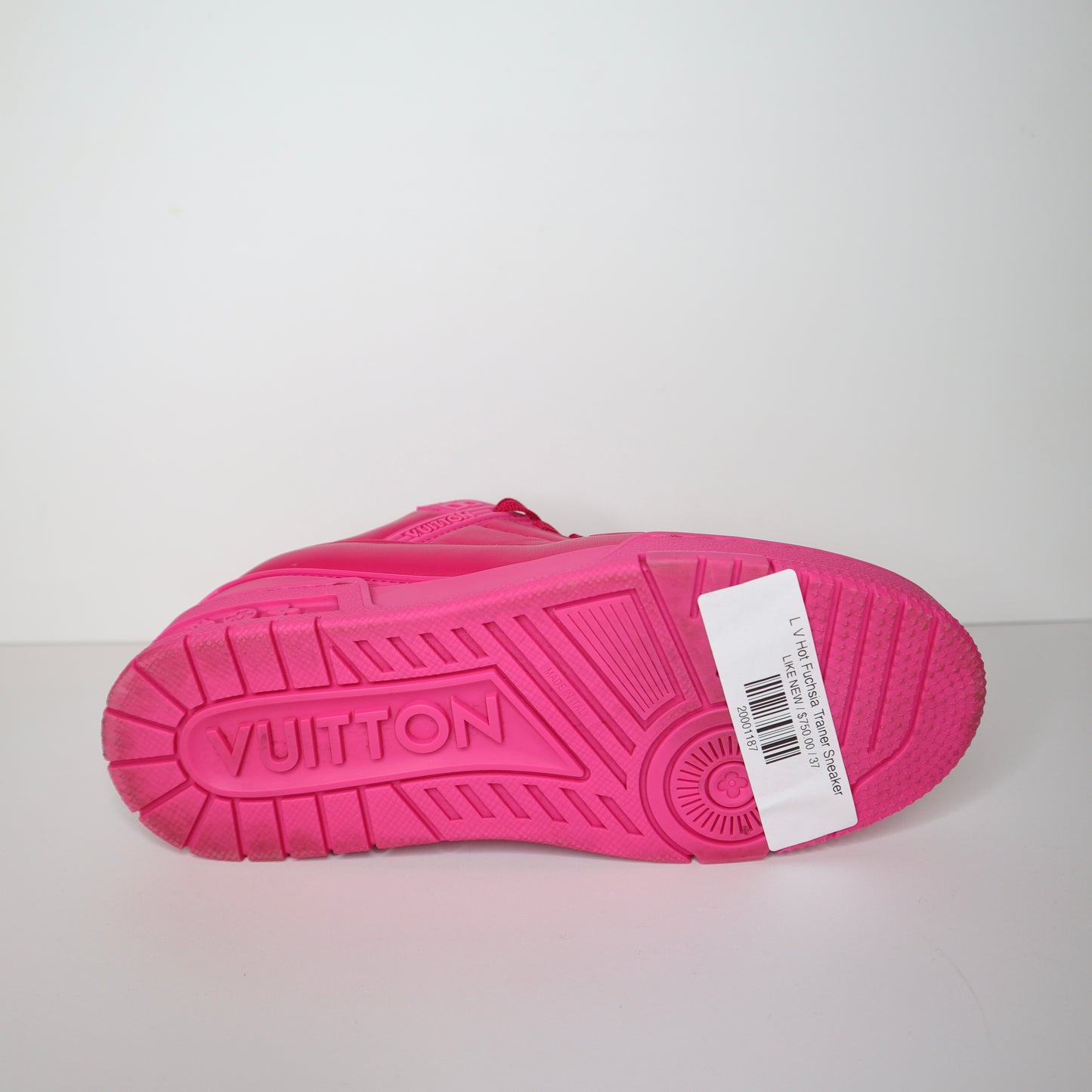 L V Hot Fuchsia Trainer Sneaker