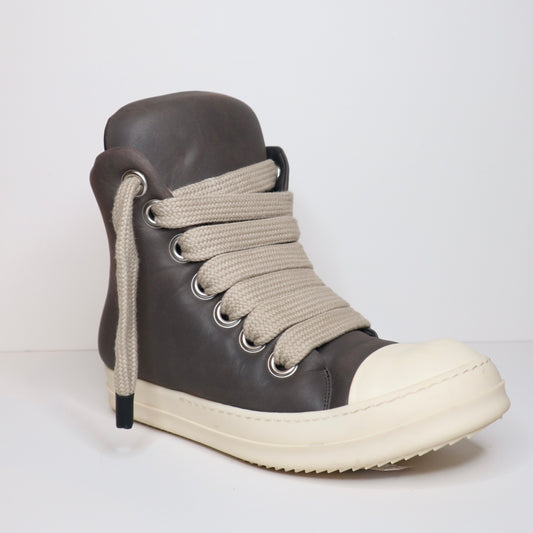 Rick Owens Jumbo High Sneaker Grey Suede