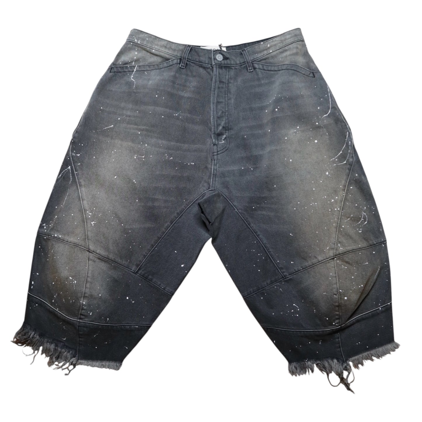 Satoshi Nakamoto Acid Rain Black Shorts