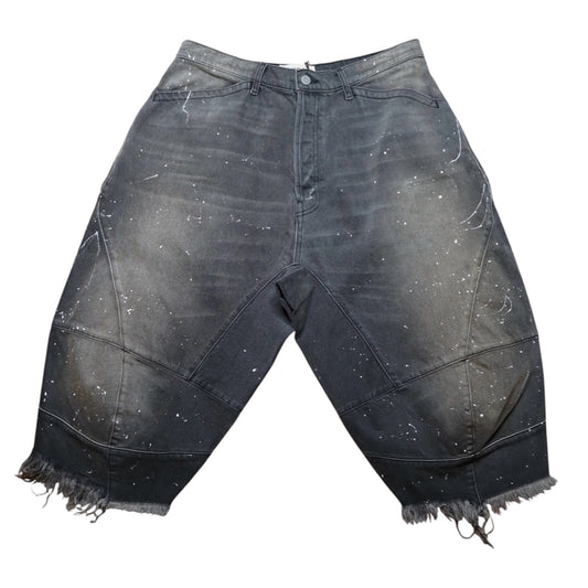 Satoshi Nakamoto Acid Rain Black Shorts