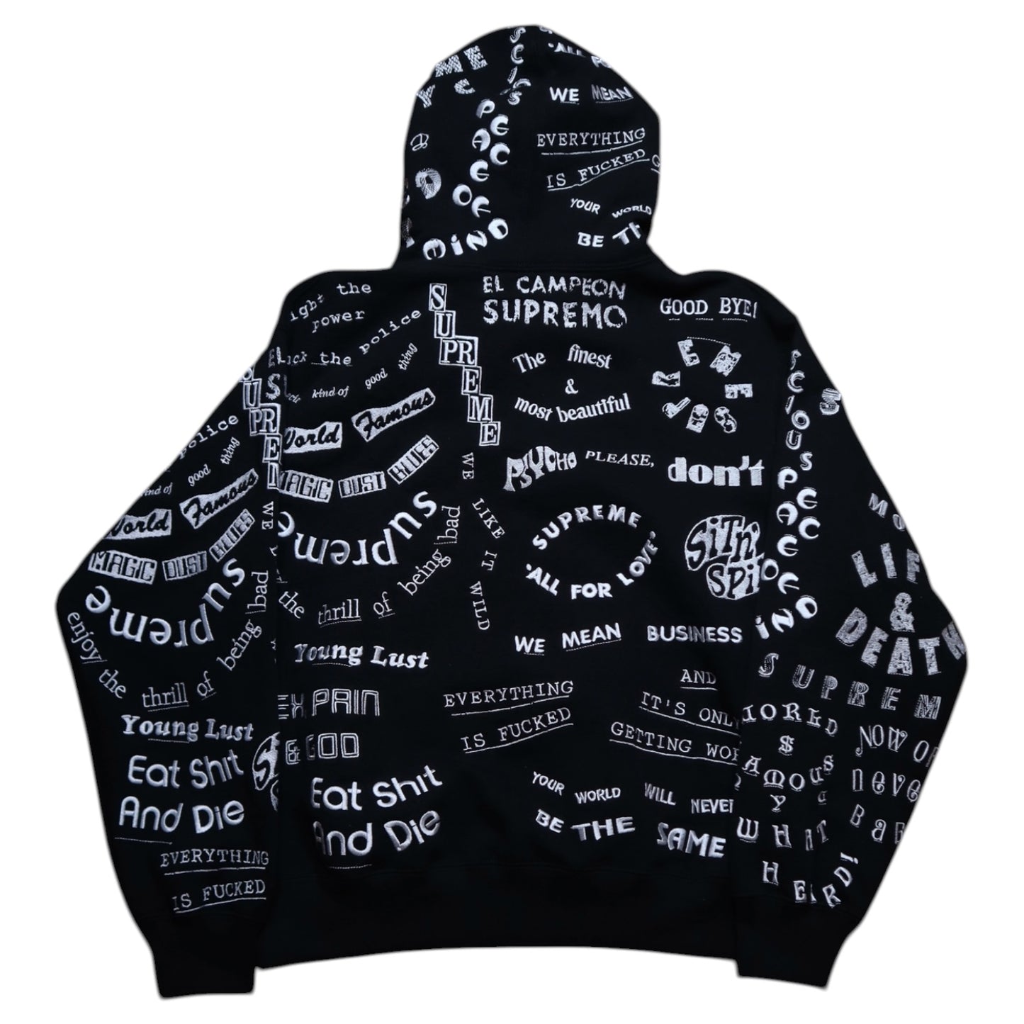 Supreme Too Deadly Hoodie Black