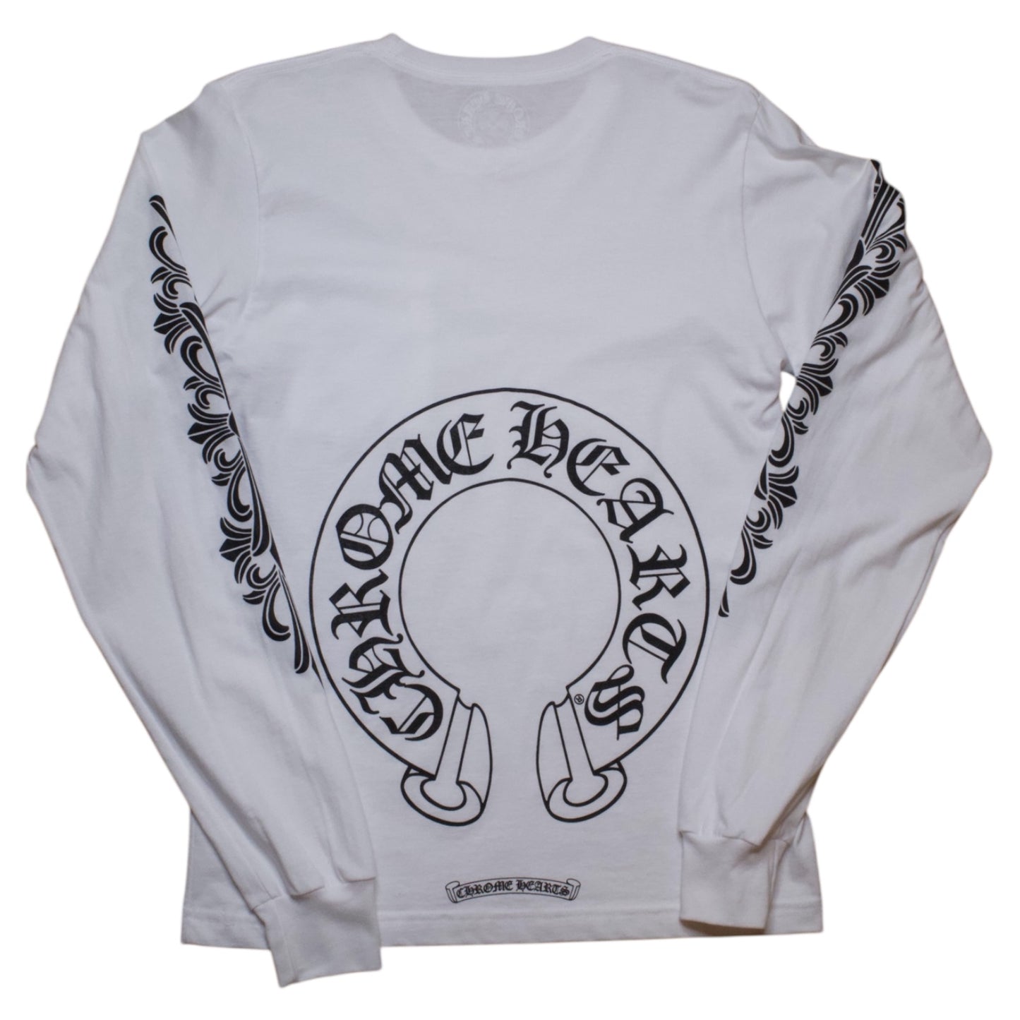 CH White Floral LS Tee