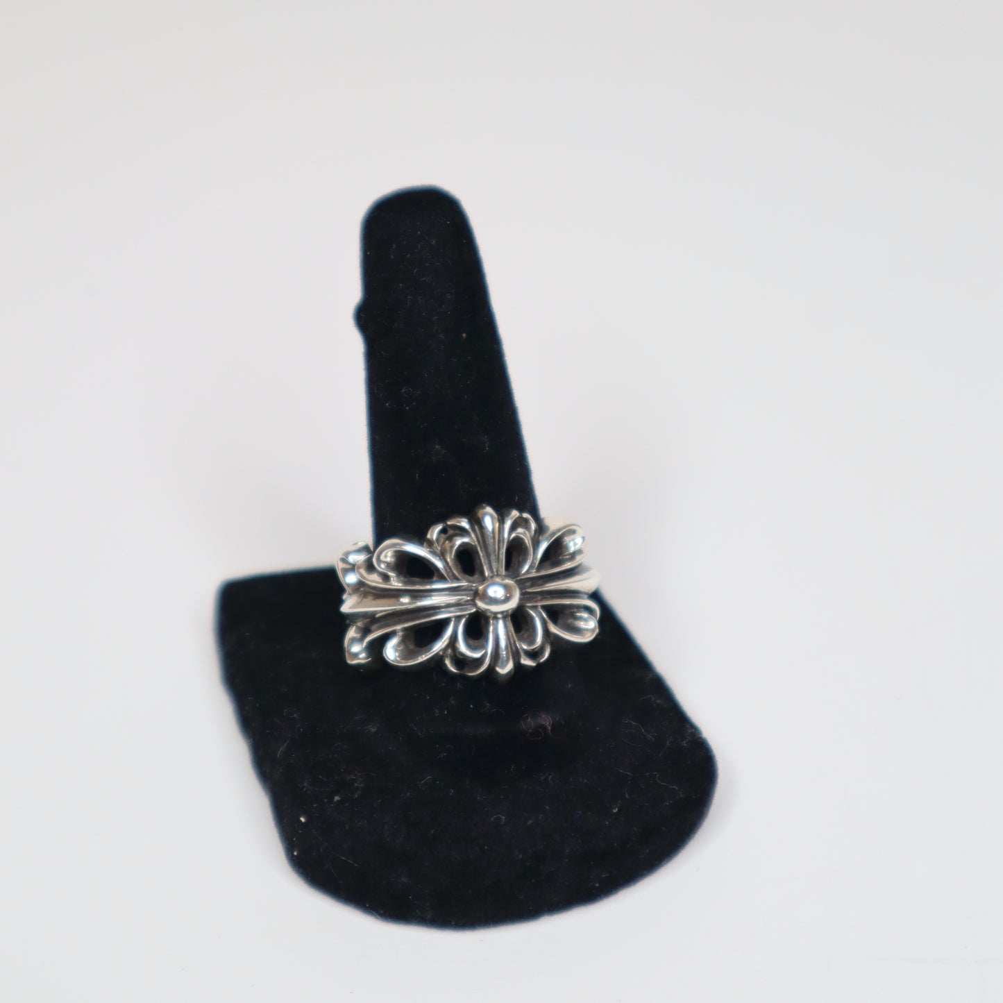 CH .925 Double Floral Ring SZ 8