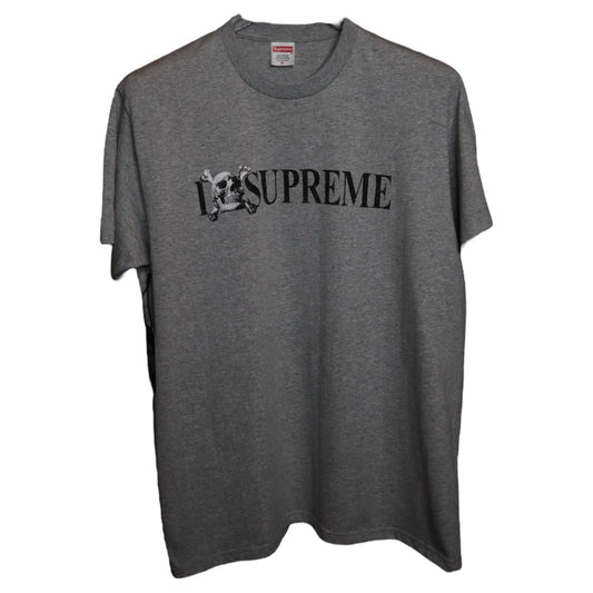 Supreme Skull Tee Grey