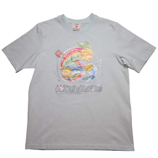 Casa Blanca Manga Tennis Ball Tee Baby Blue
