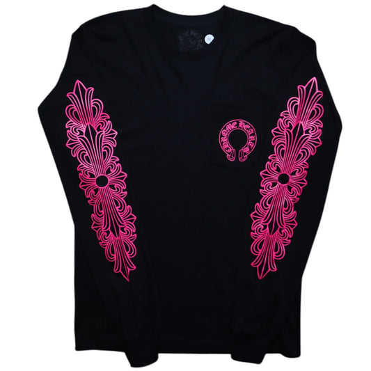 CH Pink Floral LS Tee