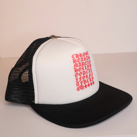 CH Eyechart Trucker Hat Black/Red