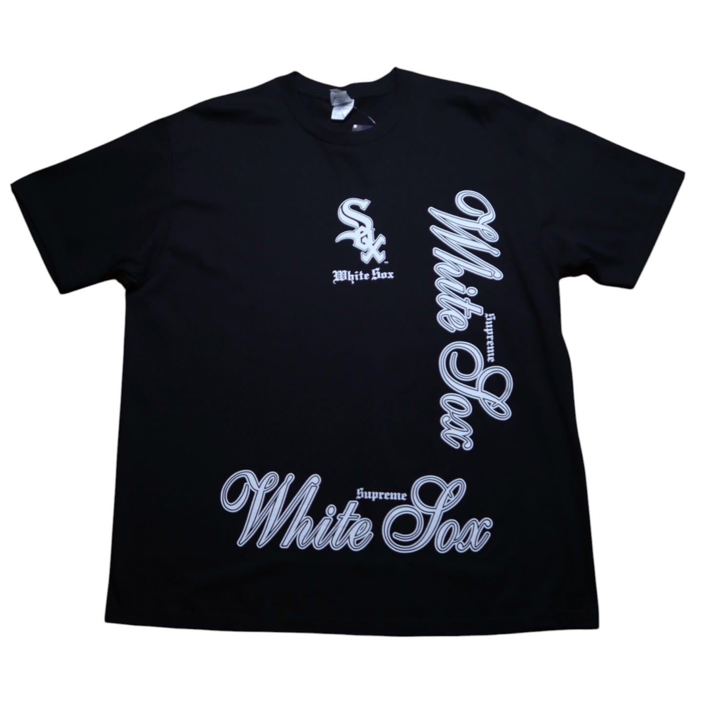 Supreme MLB CHI Sox Teams Tee Black