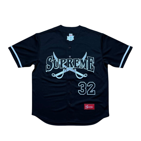Supreme Swords Baseball Jersey Black