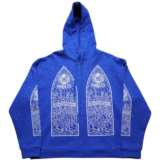 Who Decides War Blue Rhinestone Set