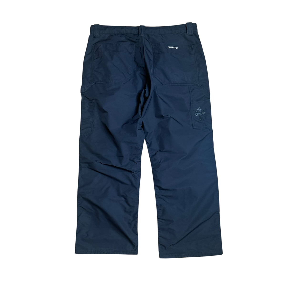 CH Nylon Leather Patch Pants
