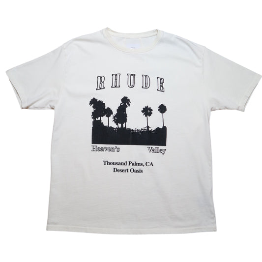 Rhude Thousand Palms Tee Cream