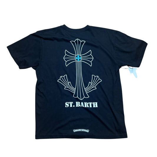 CH St Barths Exclusive Anchor Cross Tee Black