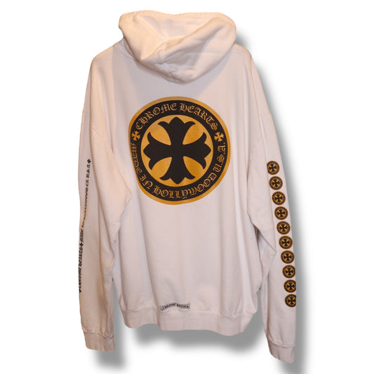 CH Emblem White Hoodie