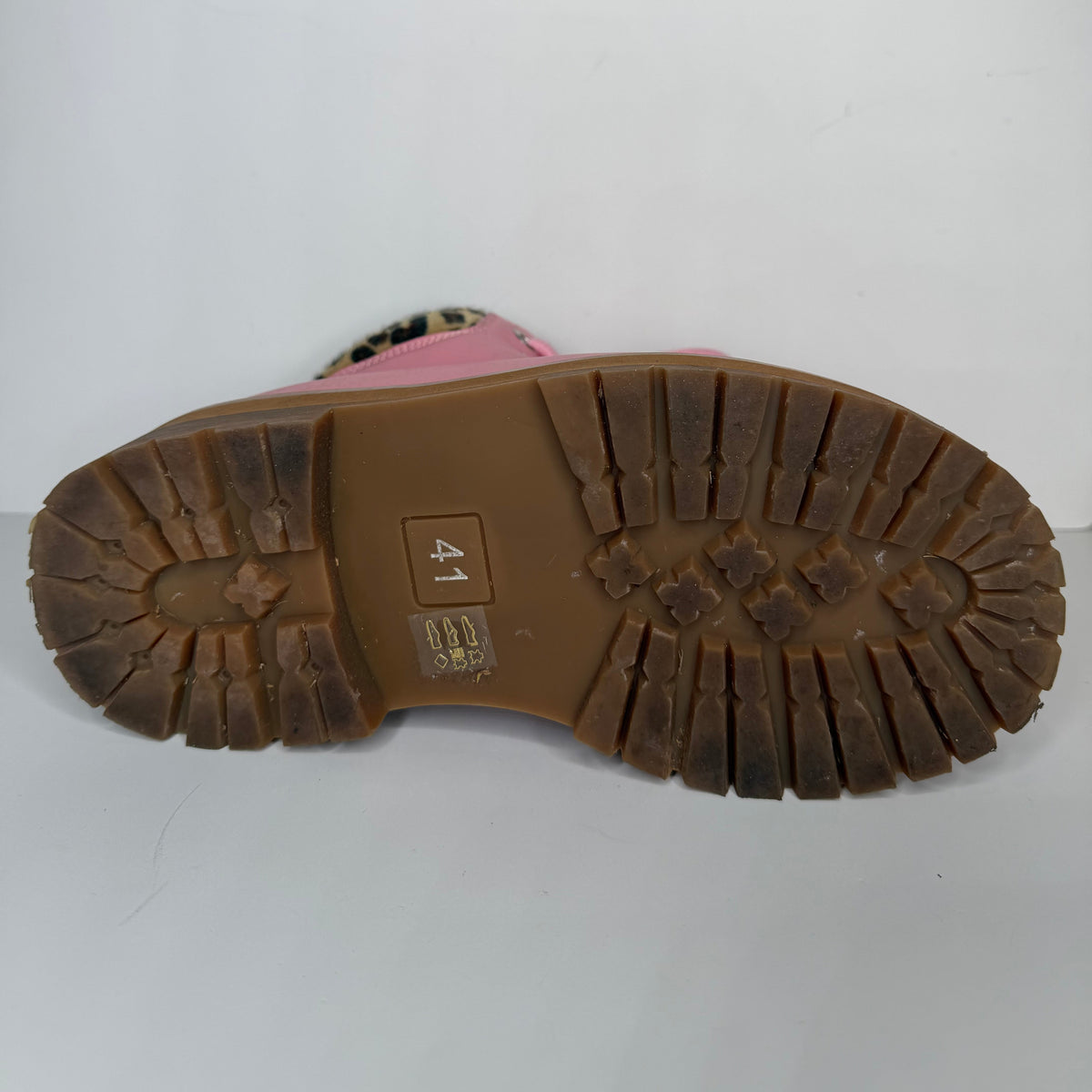 PDF Channel Boots Pink/Leopard