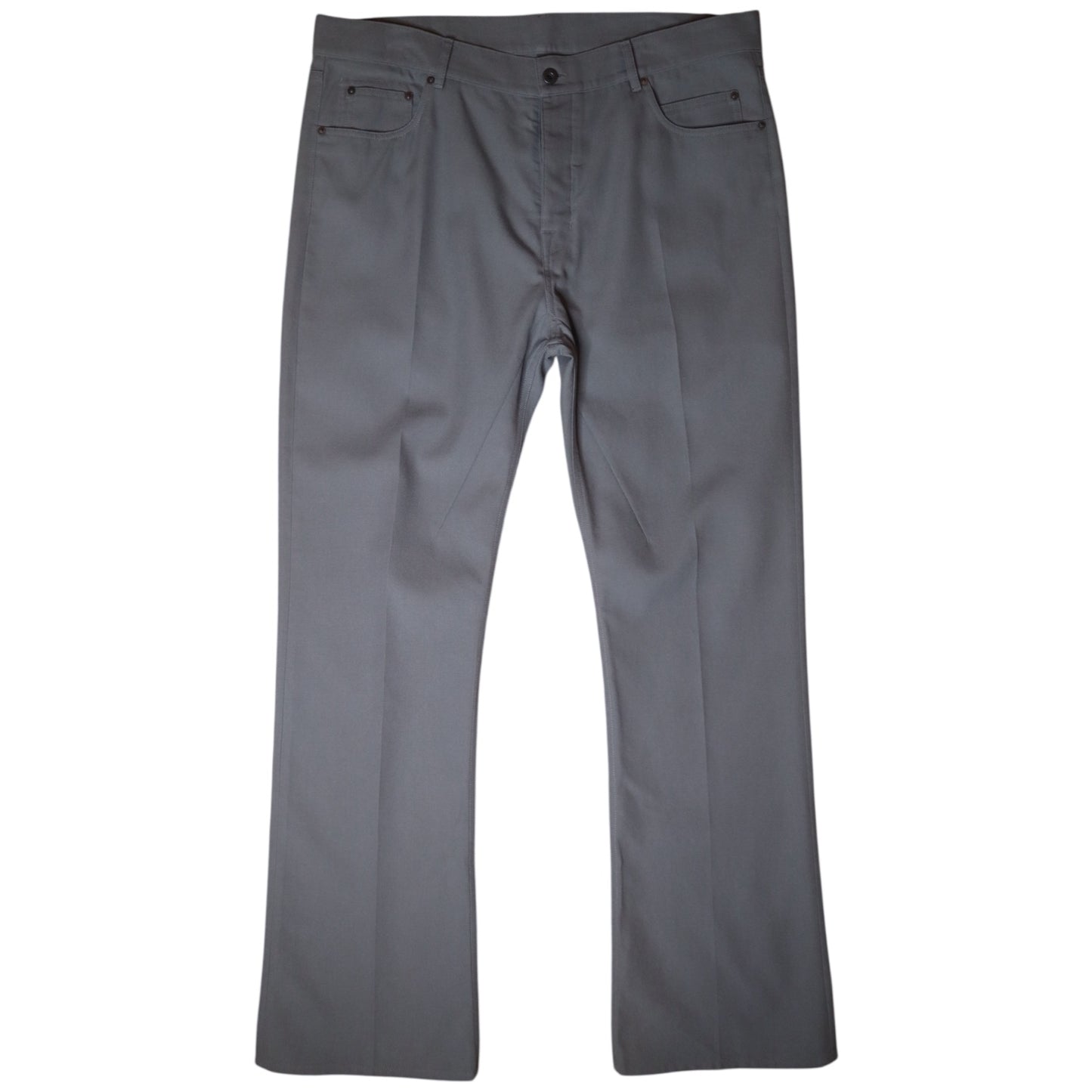Rick Owens Grey Pleated Pants