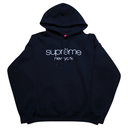 Supreme Classic Black Hoodie