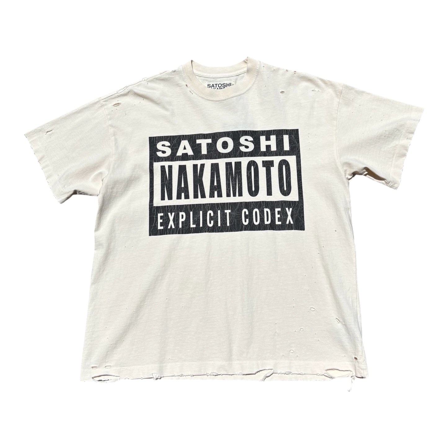 Satoshi Nakamoto Explicit Codex Tee