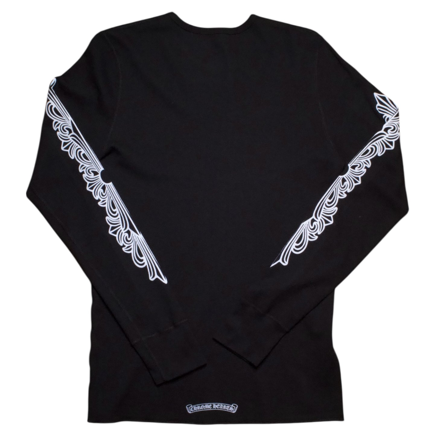 CH Black Floral LS Thermal Tee