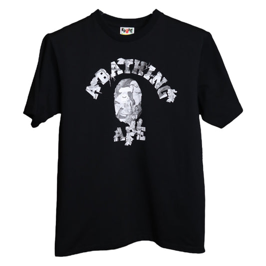 Bape Tree Camo Black Tee