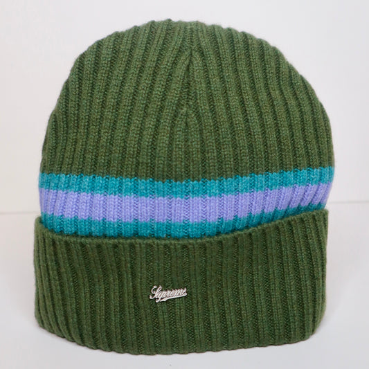 Supreme Striped Cashmere Beanie