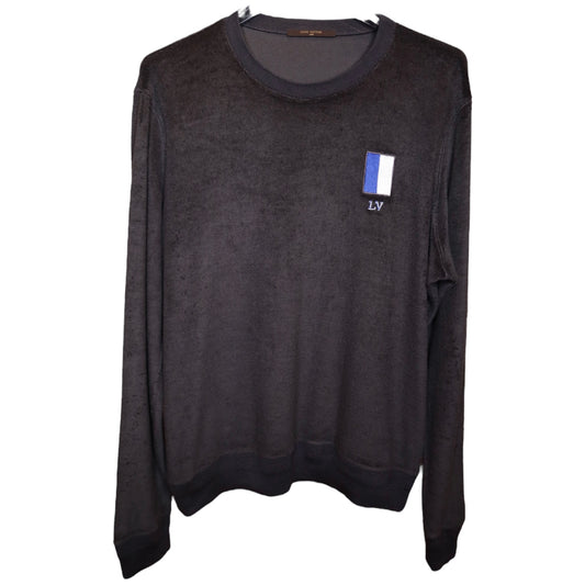 L V Vintage Terry Cloth Crewneck