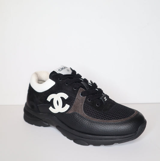 Chanel Runner Sneaker Black/Black/White