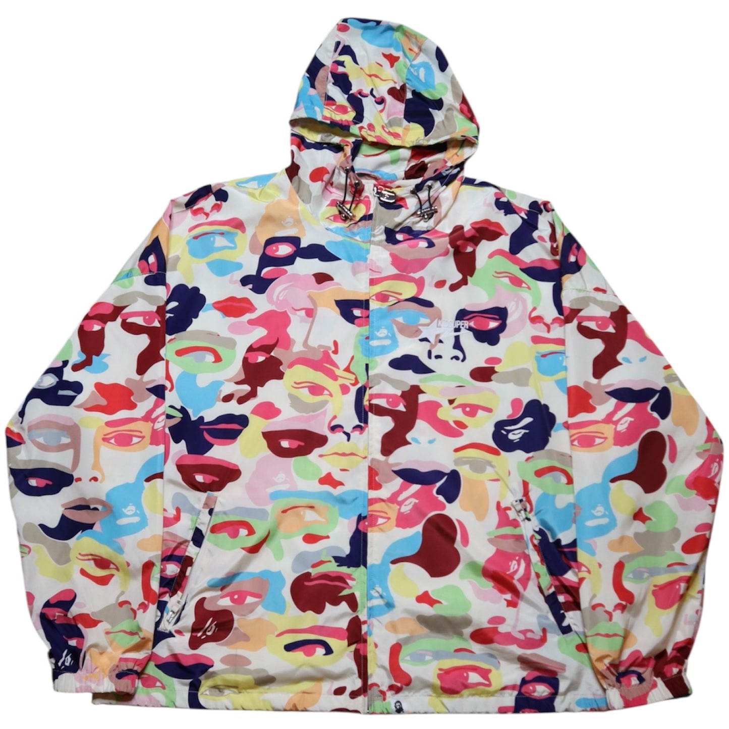 Bape X Kidsuper Multicolor Camo Lightweight Jacket