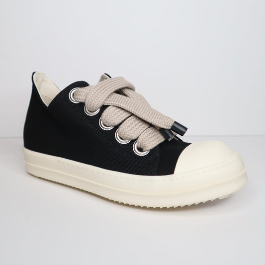 Rick Owens Jumbo Lace Low Sneaker 'Black/Milk'