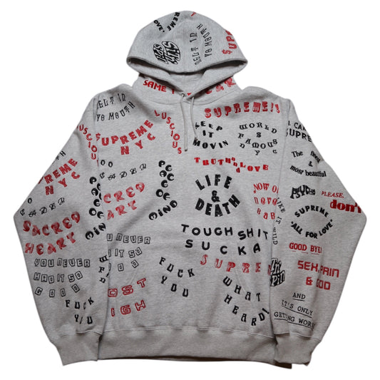 Supreme Too Deadly Hoodie Grey