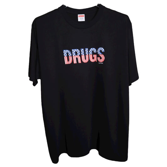 Supreme Drugs Black Tee