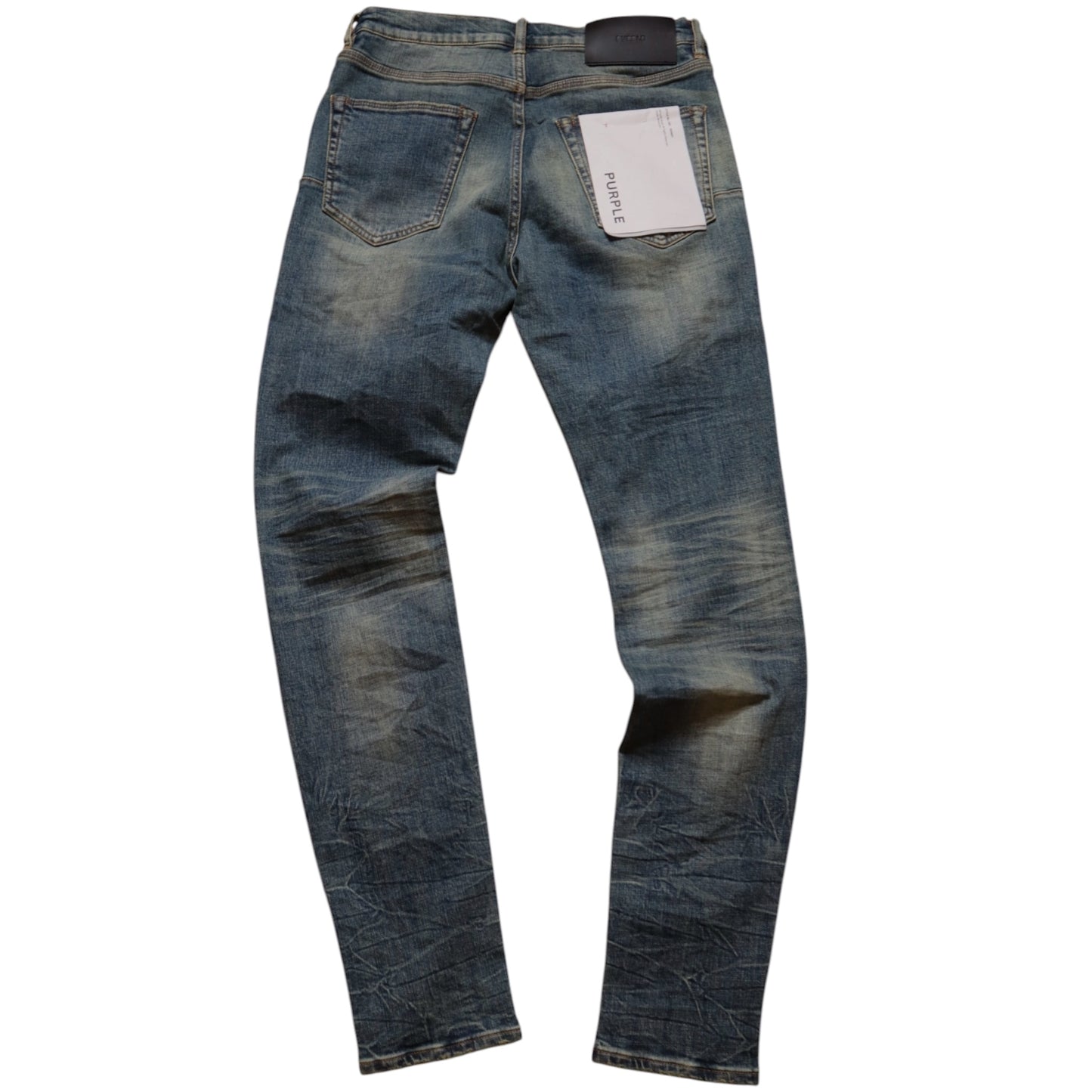 Purple Tinted Mid Indigo Jeans