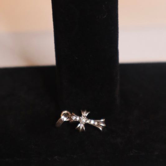 CH Baby Fat Cross (VS1 Diamonds) Charm Pendent